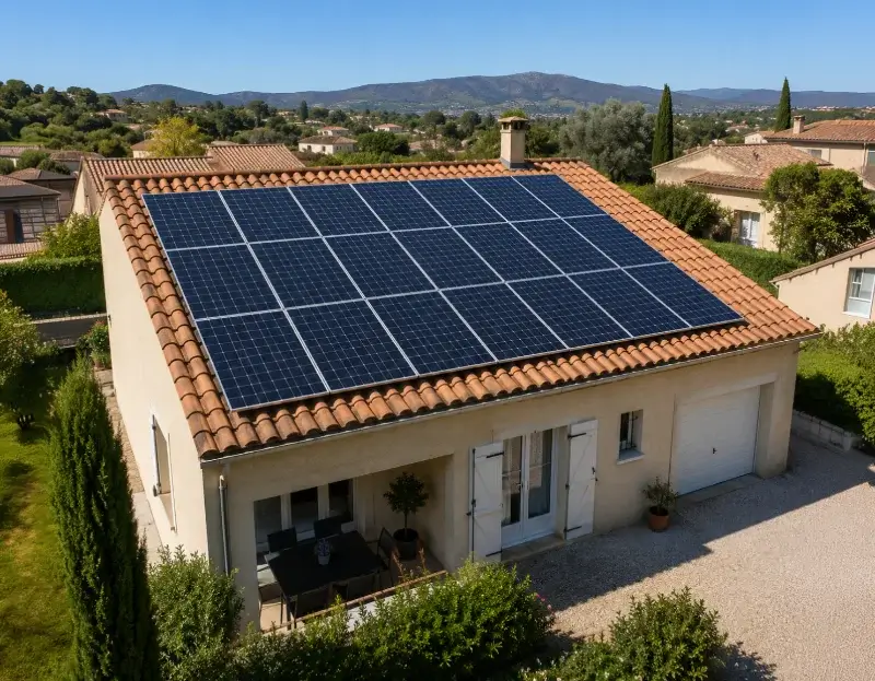 Prime à l'autoconsommation panneaux solaires Andouillé-Neuville — aide financière de l'État